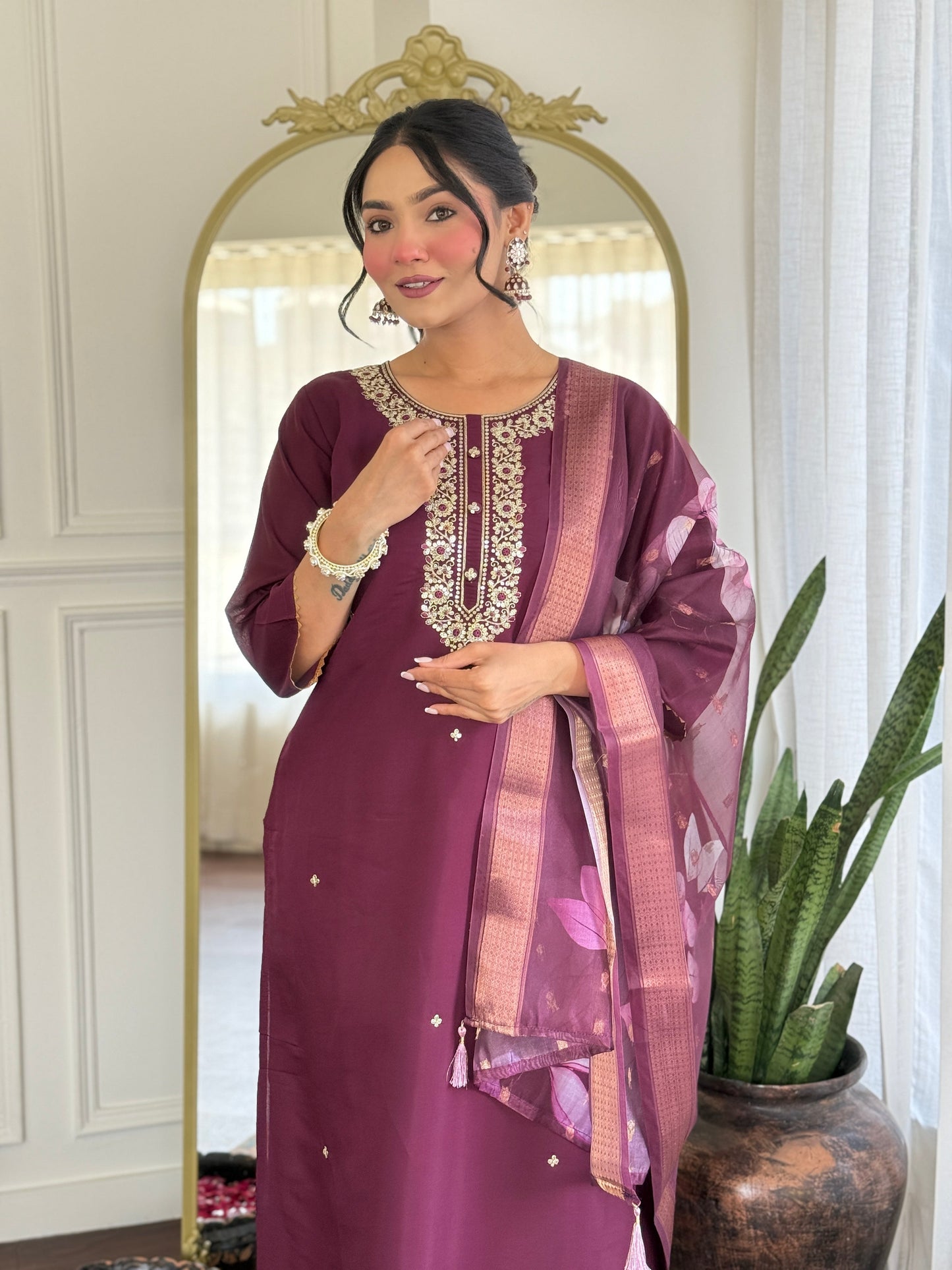 Simple yet elegant This is how we describe our latest launched dresse (NFRD631)