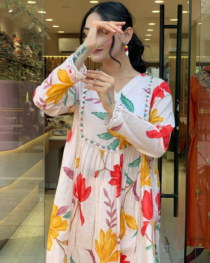 Simple yet elegant This is how we describe our latest launched dresse (NFRD632)