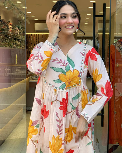 Simple yet elegant This is how we describe our latest launched dresse (NFRD632)