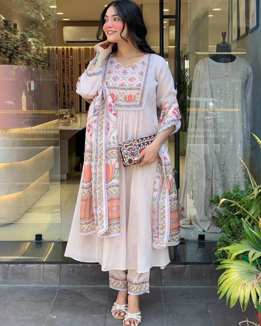 Simple yet elegant This is how we describe our latest launched dresse (NFRD639)