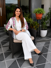 Embroidered Cotton Flex Co-Ord Set for Women (SWSK71)