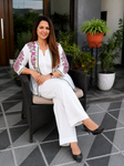 Embroidered Cotton Flex Co-Ord Set for Women (SWSK71)