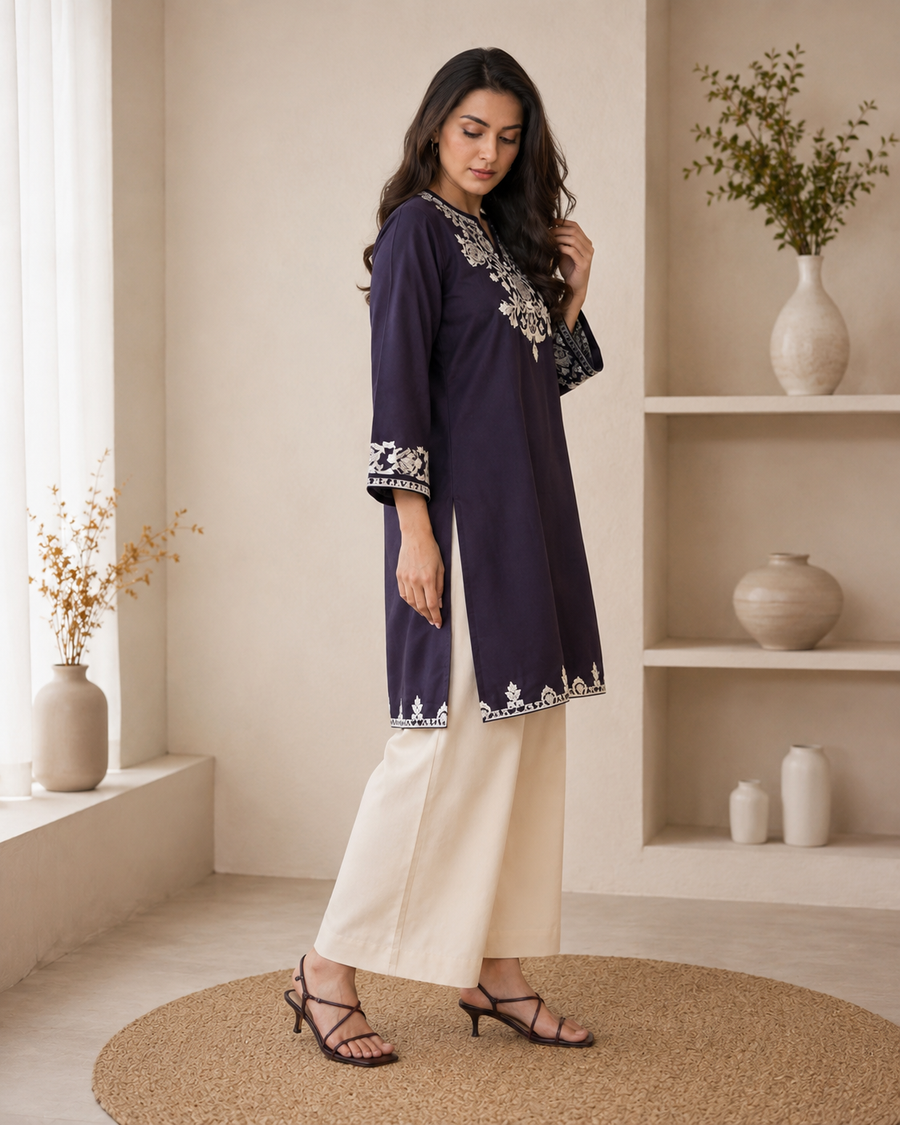 Presenting Our Premium  heavy embroidery with pocket Jaipur  Cord-Set (SWSK61)