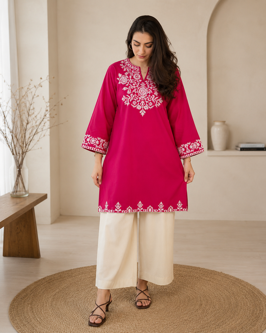 Presenting Our Premium  heavy embroidery with pocket Jaipur  Cord-Set (SWSK61)