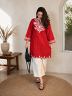 Presenting Our Premium  heavy embroidery with pocket Jaipur  Cord-Set (SWSK61)