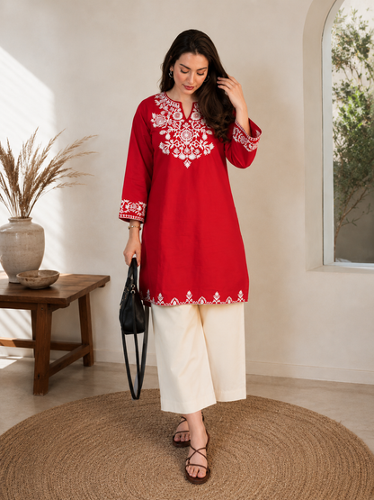 Presenting Our Premium  heavy embroidery with pocket Jaipur  Cord-Set (SWSK61)