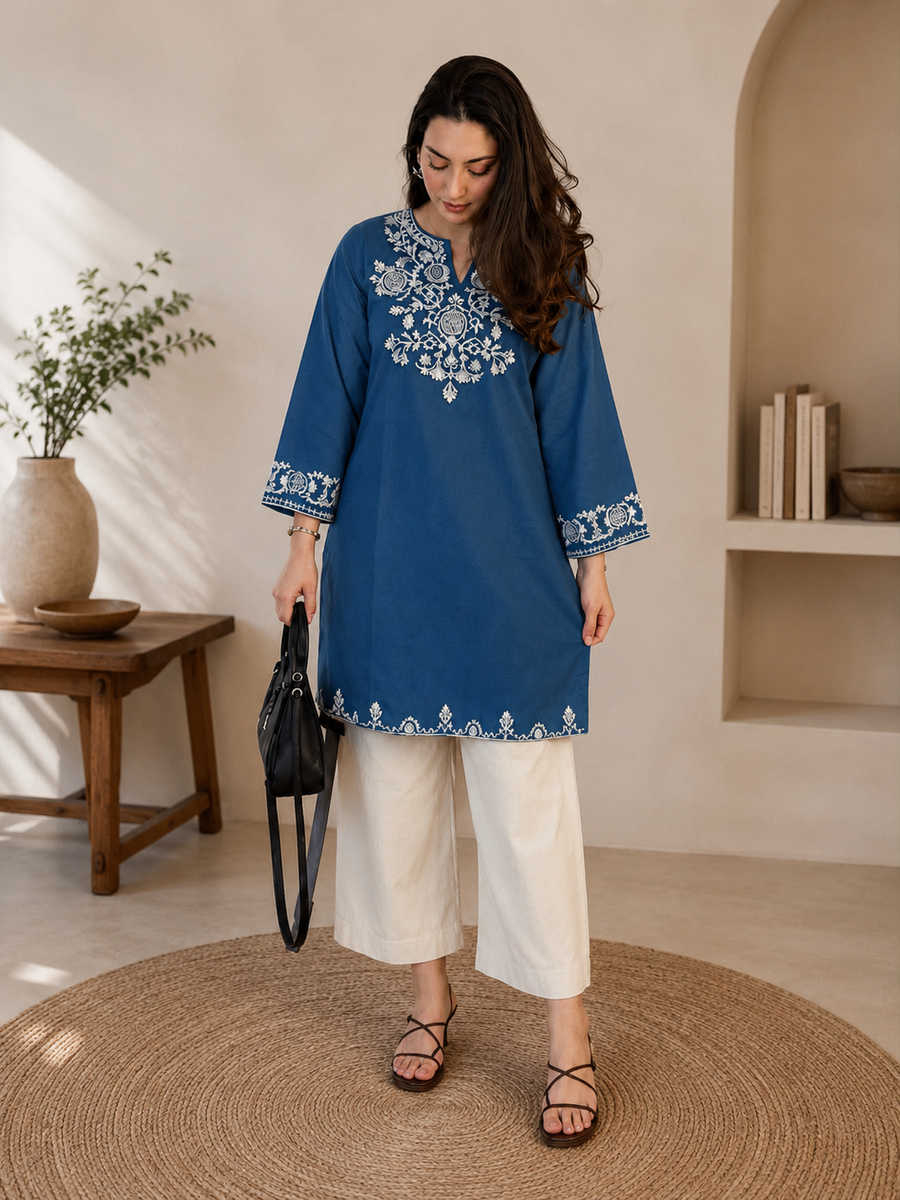Presenting Our Premium  heavy embroidery with pocket Jaipur  Cord-Set (SWSK61)
