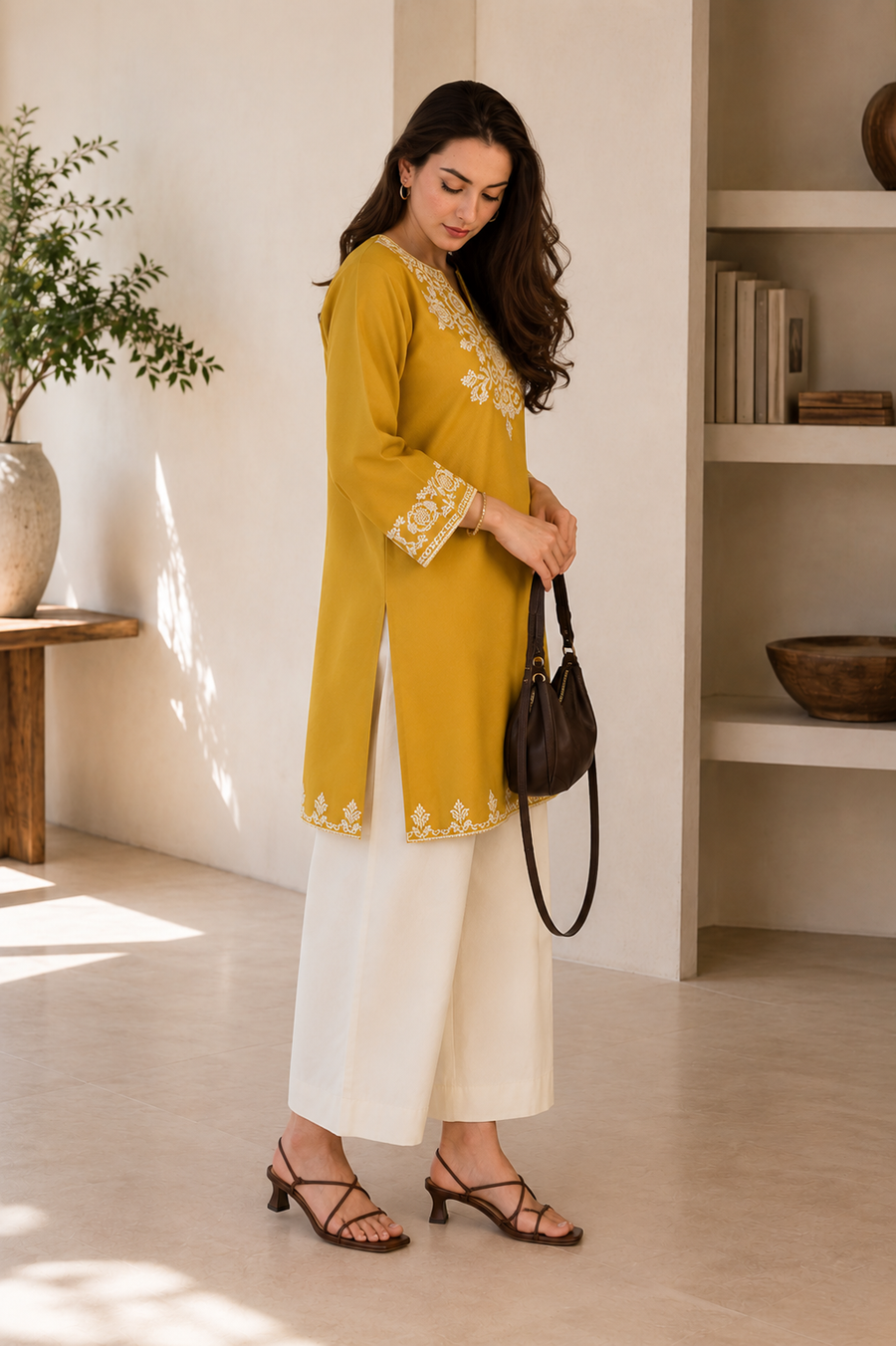 Presenting Our Premium  heavy embroidery with pocket Jaipur  Cord-Set (SWSK61)
