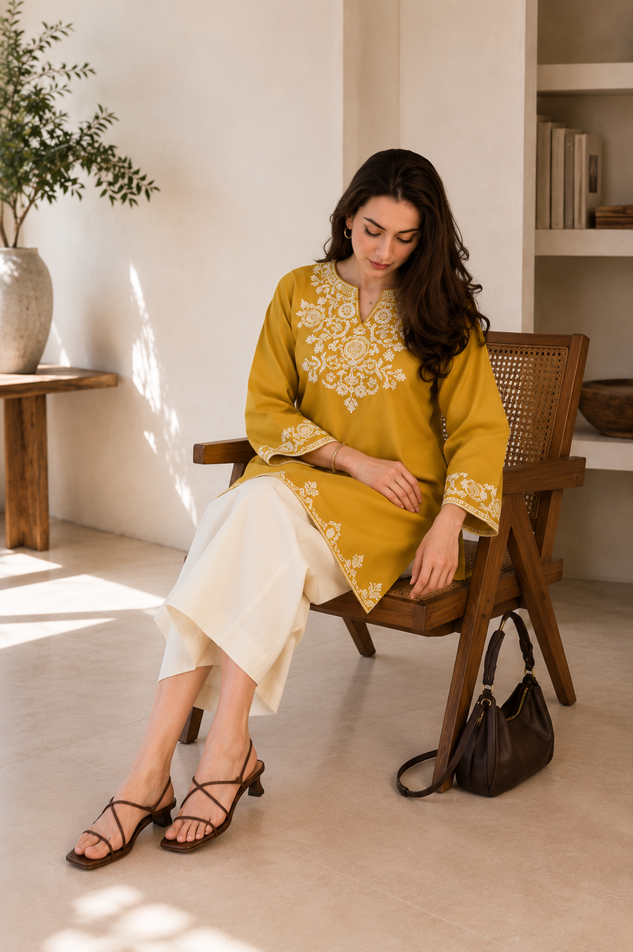 Presenting Our Premium  heavy embroidery with pocket Jaipur  Cord-Set (SWSK61)