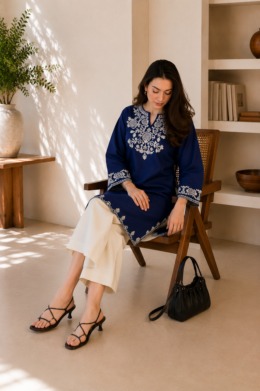 Presenting Our Premium  heavy embroidery with pocket Jaipur  Cord-Set (SWSK61)