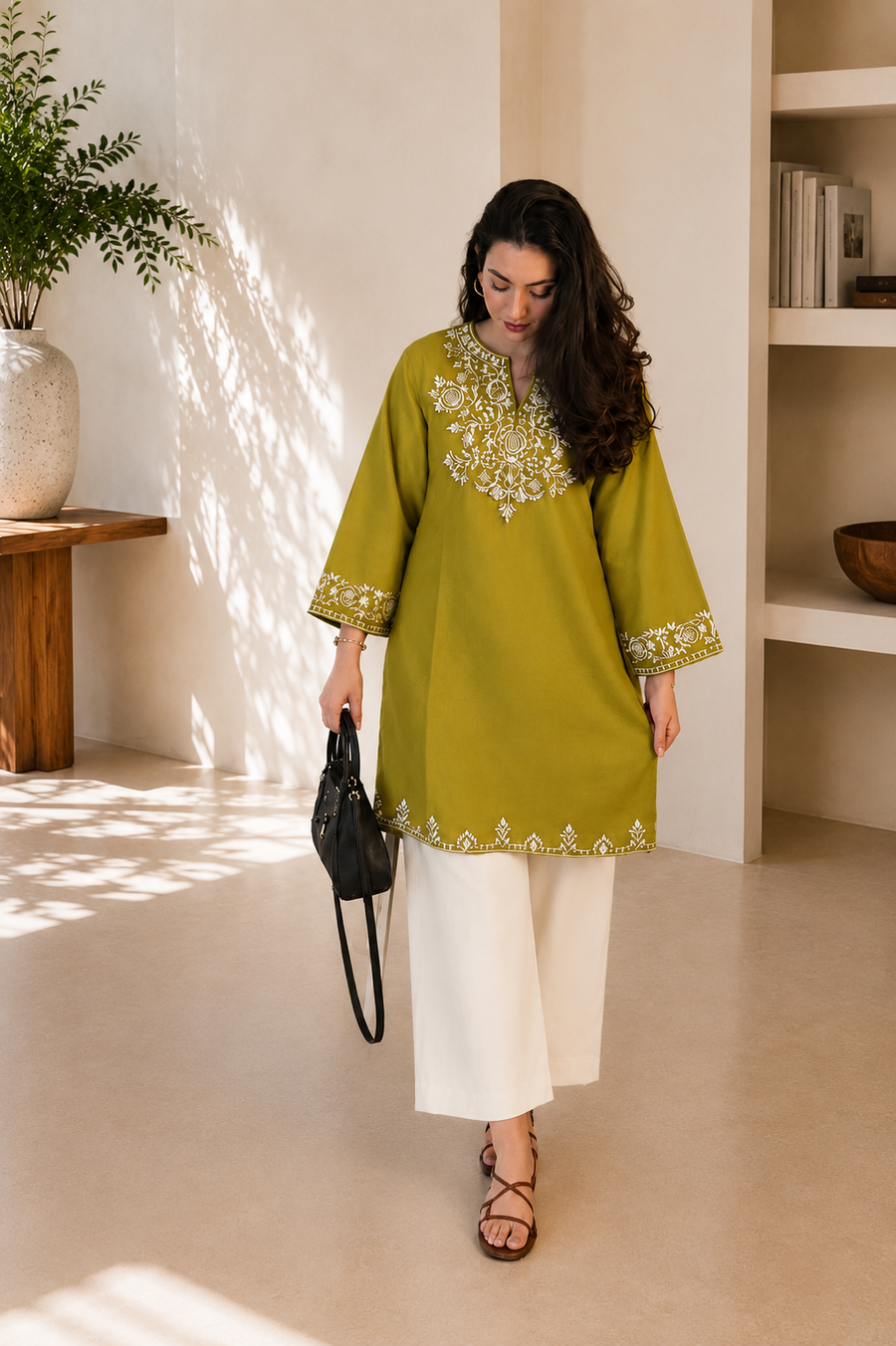 Presenting Our Premium  heavy embroidery with pocket Jaipur  Cord-Set (SWSK61)
