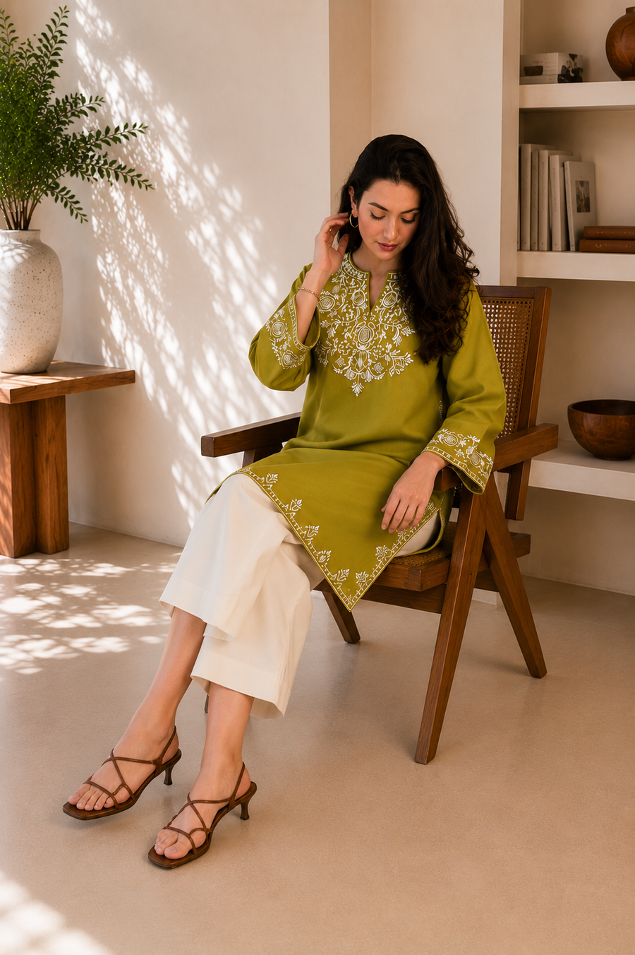Presenting Our Premium  heavy embroidery with pocket Jaipur  Cord-Set (SWSK61)