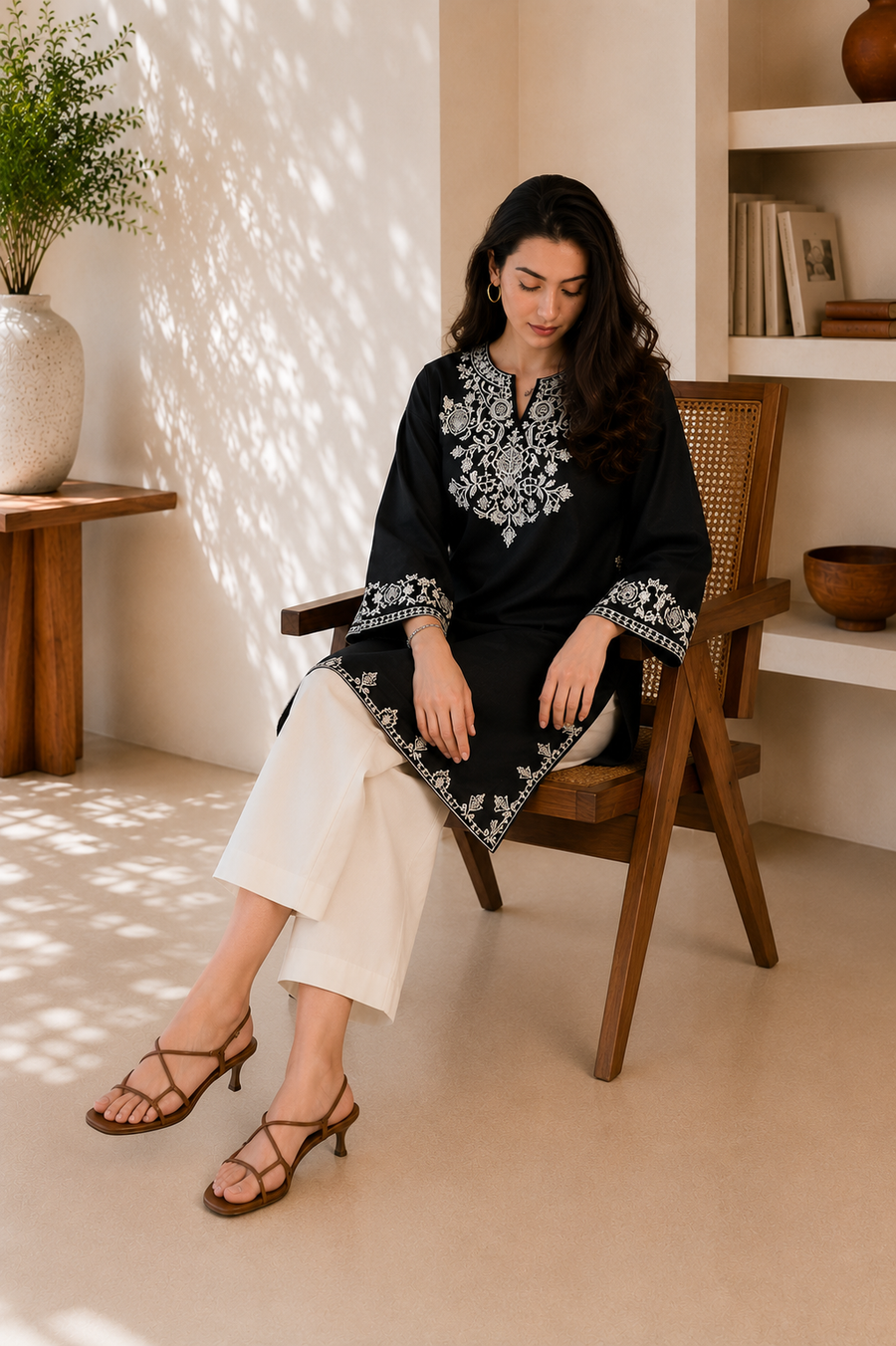 Presenting Our Premium  heavy embroidery with pocket Jaipur  Cord-Set (SWSK61)