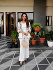 Embroidered Cotton Flex Co-Ord Set for Women (SWSK71)