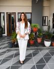 Embroidered Cotton Flex Co-Ord Set for Women (SWSK71)