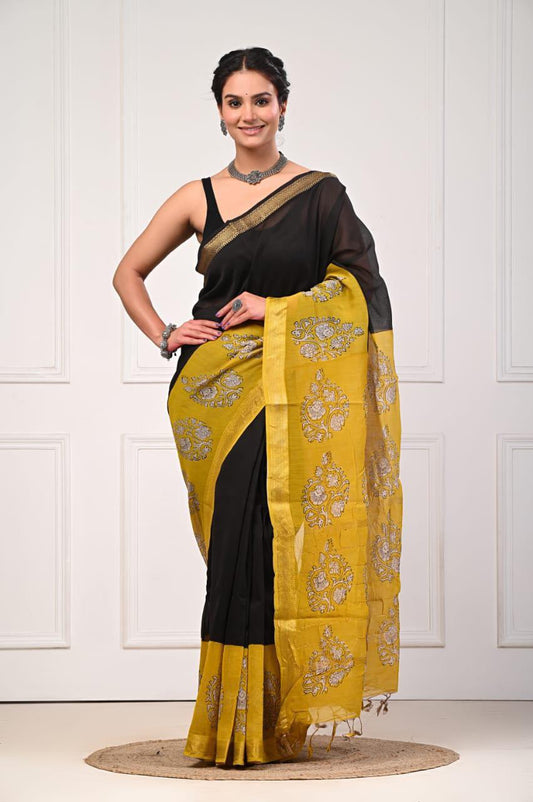 Premium Maheshwari Silk Saree (SWSRMAH48)