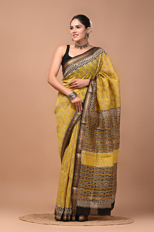 Premium Maheshwari Silk Saree (SWSRMAH58)