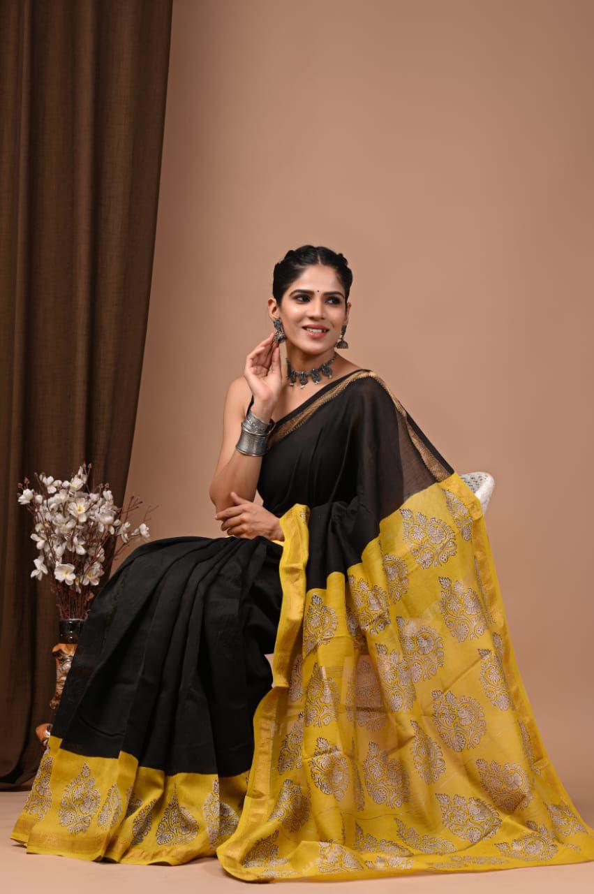 Premium Maheshwari Silk Saree (SWSRMAH75)