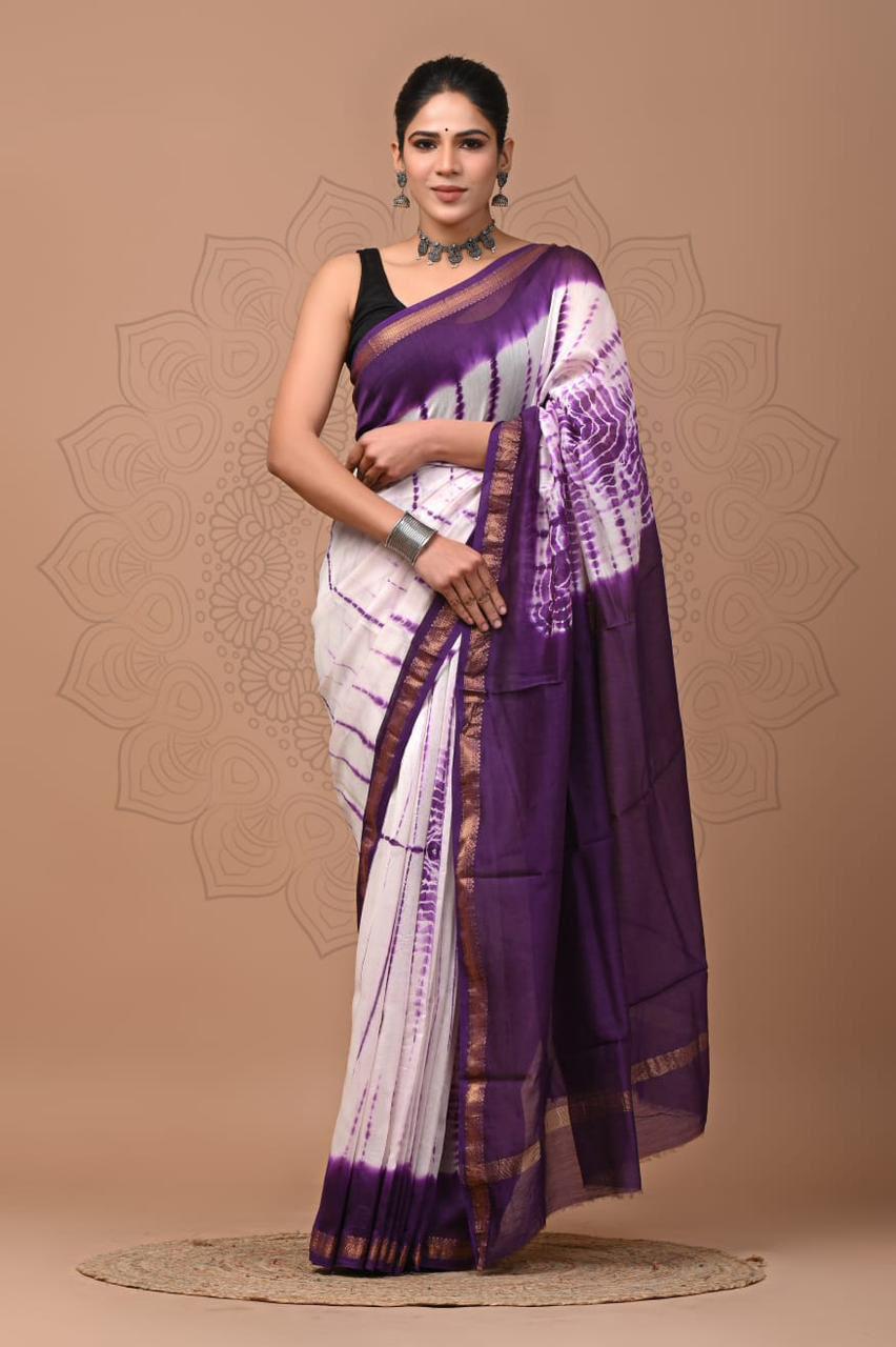Premium Maheshwari Silk Saree (SWSRMAH76)