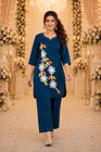 Elegant Floral Fusion Kurta Set (RRRD52)