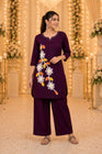 Elegant Floral Fusion Kurta Set (RRRD52)