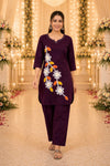 Elegant Floral Fusion Kurta Set (RRRD52)