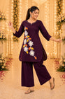 Elegant Floral Fusion Kurta Set (RRRD52)