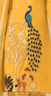 Royal Peacock Embroidered White Suit Set🤍🦚 (RRRD53)
