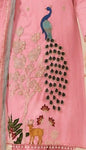 Royal Peacock Embroidered White Suit Set🤍🦚 (RRRD53)