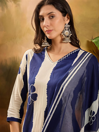 Designer Festive Wear Kurta Set with Statement Dupatta(SWSK43)
