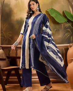 Designer Festive Wear Kurta Set with Statement Dupatta(SWSK43)