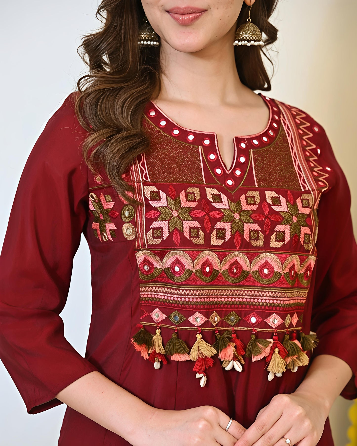 Artisanal Gotapatti Work Suit Set(SWSK45)