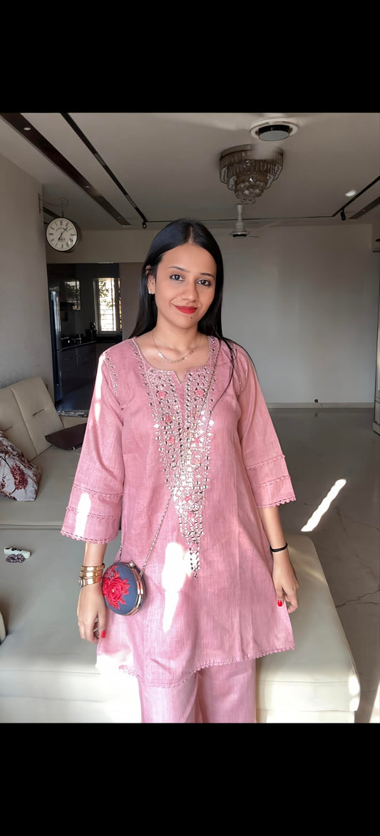 Comfortable and classy Cord set for this Hot Summer 🏝️ 🏝️ 🏝️(RD32)