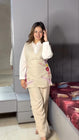 Elegant Floral Embroidered Shirt Style Co-Ord Set (RD75)