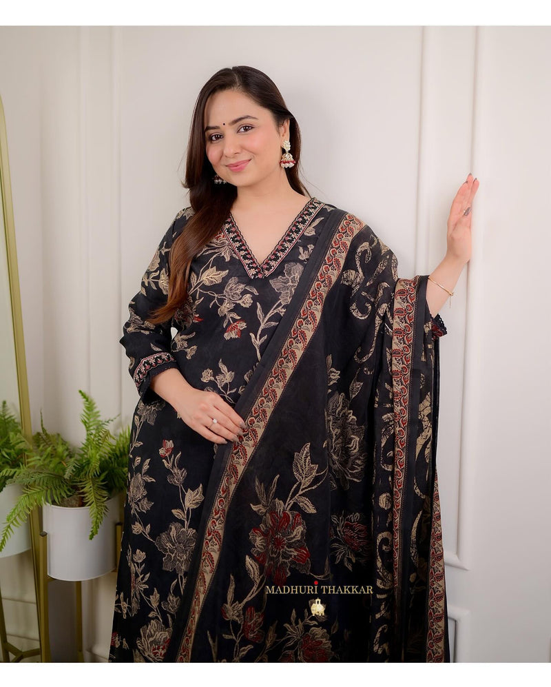 Festival season is around the corner and we have launched our new collection. Featuring beautiful Afghani suit set which is decorated with finest handwork and prints.