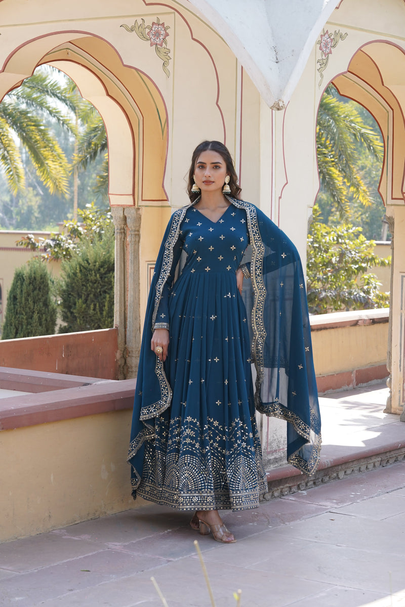 TILTON BEAUTIFUL STYLISH DESIGNER GOWN WITH DUPATTA SET