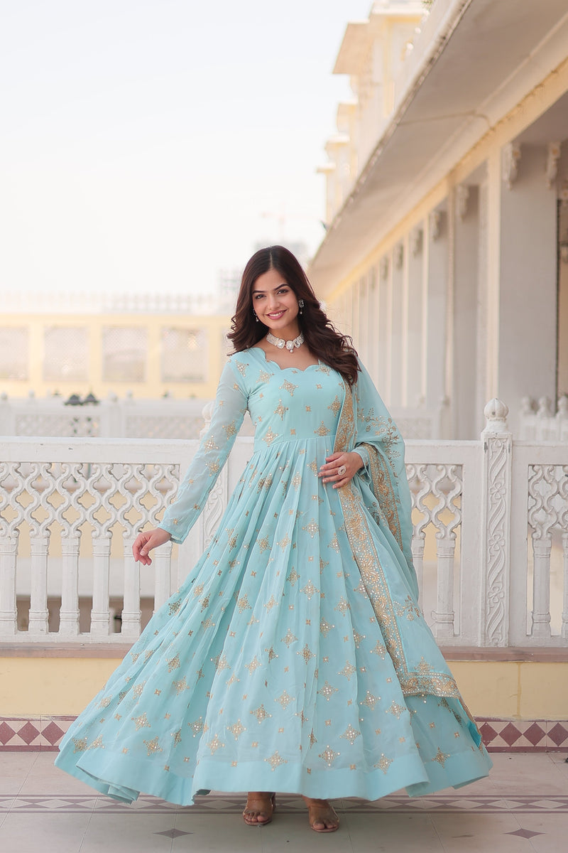 TILTON PREMIUM DESIGNER GOWN WITH DUPATTA