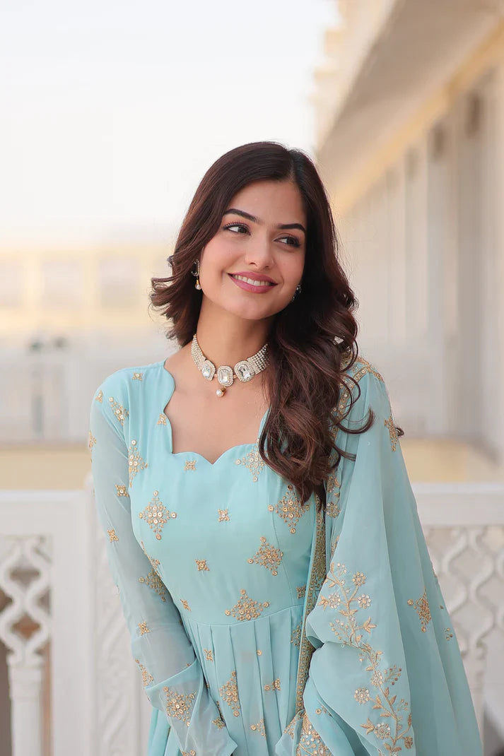 PREMIUM DESIGNER GOWN WITH DUPATTA(WD43) (01)