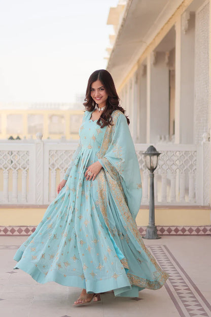 PREMIUM DESIGNER GOWN WITH DUPATTA(WD43) (01)