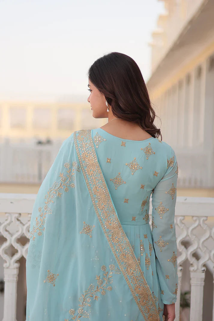 PREMIUM DESIGNER GOWN WITH DUPATTA(WD43) (01)