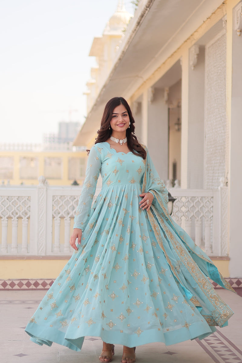 TILTON PREMIUM DESIGNER GOWN WITH DUPATTA