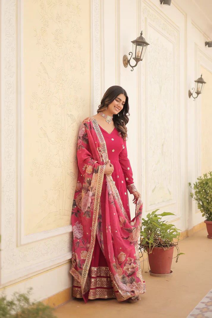 PREMIUM DESIGNER GOWN WITH DUPATTA