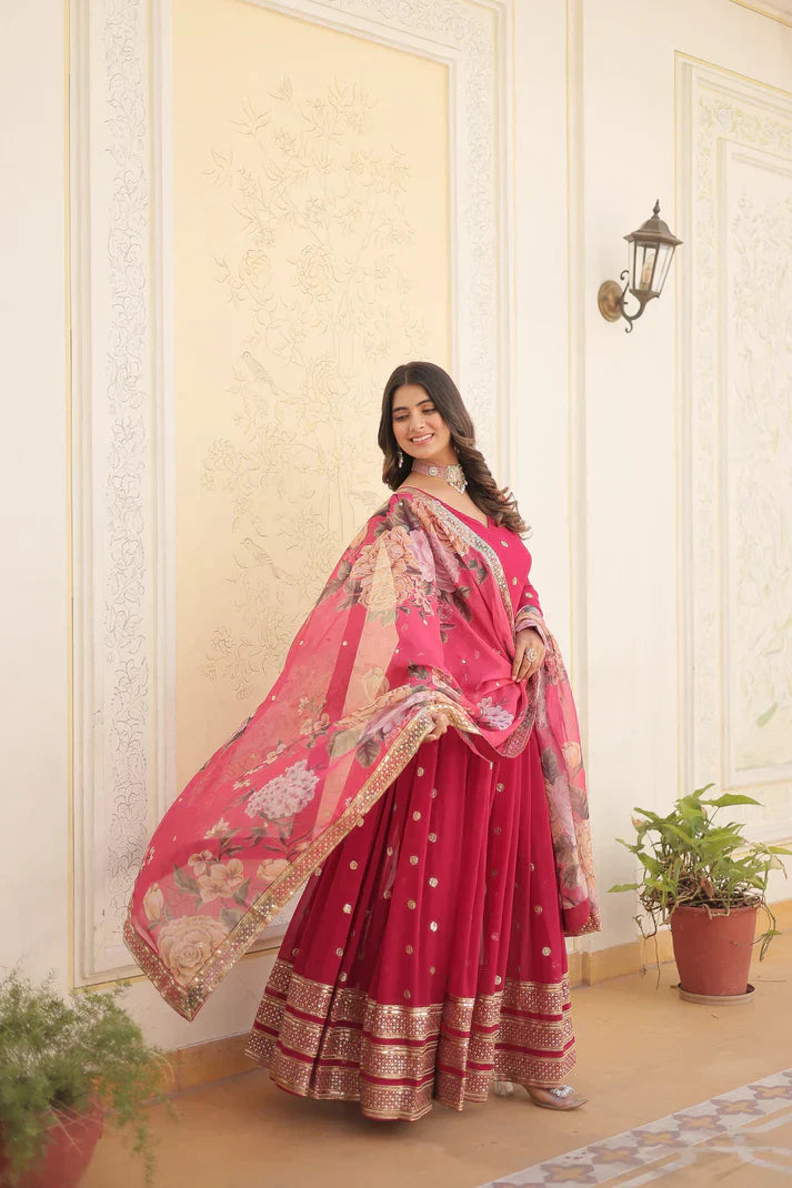 PREMIUM DESIGNER GOWN WITH DUPATTA