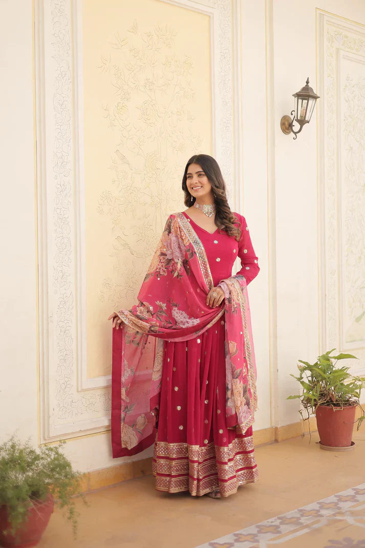 PREMIUM DESIGNER GOWN WITH DUPATTA