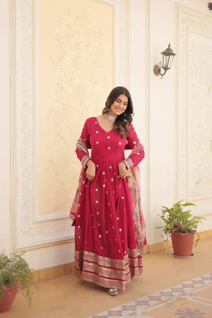 PREMIUM DESIGNER GOWN WITH DUPATTA