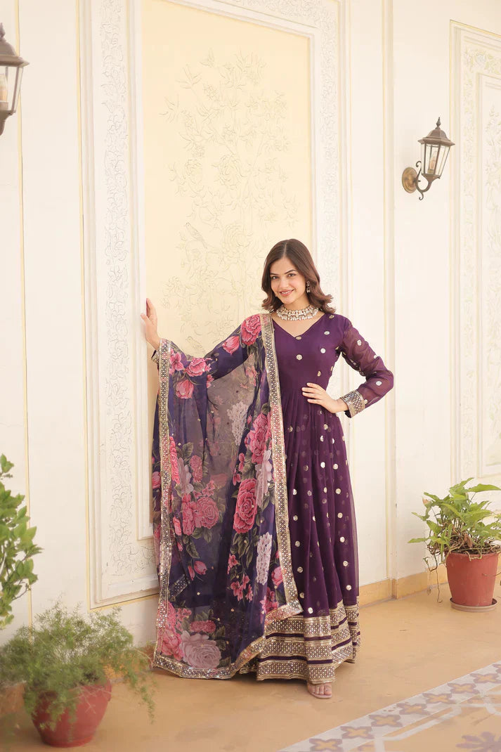 PREMIUM DESIGNER GOWN WITH DUPATTA