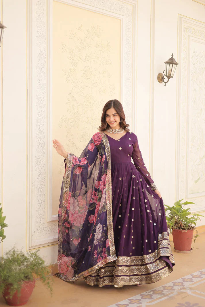 PREMIUM DESIGNER GOWN WITH DUPATTA