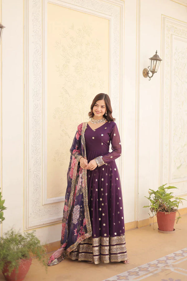 PREMIUM DESIGNER GOWN WITH DUPATTA