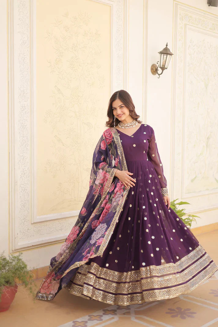 PREMIUM DESIGNER GOWN WITH DUPATTA