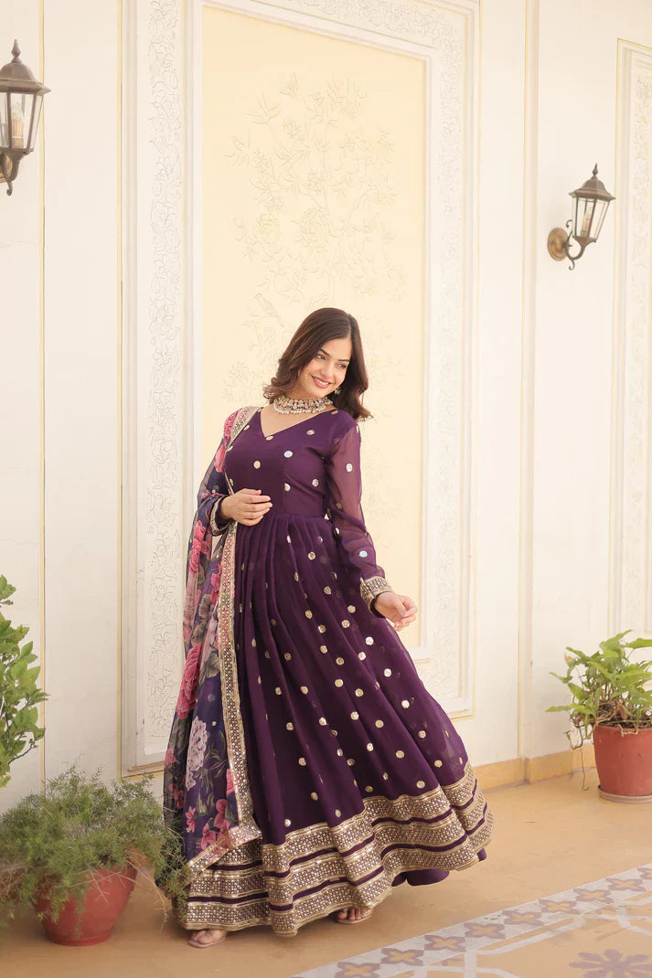 PREMIUM DESIGNER GOWN WITH DUPATTA